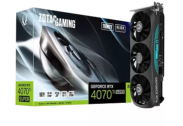 Karta graficzna Zotac GeForce RTX 4070 Ti SUPER Trinity Black Edition 16GB GDDR6X