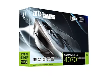 Karta graficzna Zotac GeForce RTX 4070 Ti SUPER Trinity Black Edition 16GB GDDR6X