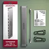 AXAGON HMC-10HLS Wieloportowy hub USB 5Gbps 4x USB-A, HDMI 4K/60Hz, RJ-45, SD/microSD, PD 100W, 25cm USB-C kabel