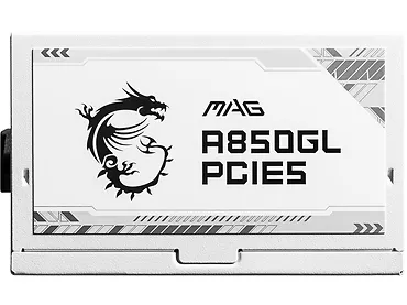 Zasilacz MAG A850GL PCIE5 850W 80 Plus Gold Biały