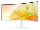 Samsung Monitor 34 cale LS34C650TAUXEN VA 3440x1440 UWQHD 21:9 1xHDMI 1xDP 2xTB 4.0(90W/15W) 3xUSB 3.0 LAN(RJ45) 5ms 100Hz HAS+PIV zakrzyw. gł. biały 3YOnS