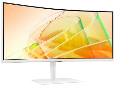 Samsung Monitor 34 cale LS34C650TAUXEN VA 3440x1440 UWQHD 21:9 1xHDMI 1xDP 2xTB 4.0(90W/15W) 3xUSB 3.0 LAN(RJ45) 5ms 100Hz HAS+PIV zakrzyw. gł. biały 3YOnS