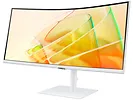 Samsung Monitor 34 cale LS34C650TAUXEN VA 3440x1440 UWQHD 21:9 1xHDMI 1xDP 2xTB 4.0(90W/15W) 3xUSB 3.0 LAN(RJ45) 5ms 100Hz HAS+PIV zakrzyw. gł. biały 3YOnS
