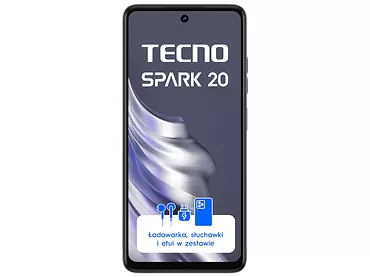 Smartfon TECNO Spark 20 8/256GB Gravity Black