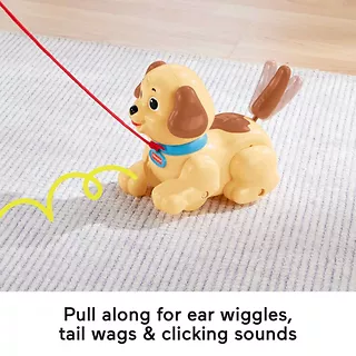Fisher Price Piesek do ciągnięcia na sznurku Mały Snoopy