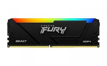 Kingston Pamięć DDR4 Fury Beast RGB 128GB(4*32GB)/3600 CL18