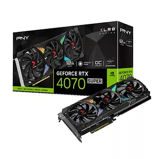 PNY Karta graficzna GeForce RTX 4070 SUPER 12GB XLR8 GAMING VERTO