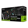 PNY Karta graficzna GeForce RTX 4070 SUPER 12GB XLR8 GAMING VERTO