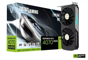 Karta graficzna Zotac Gaming GeForce RTX 4070 SUPER Twin Edge OC 12GB GDDR6X