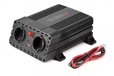 Technaxx Deutschland GmbH & Co. KG Falownik 600W DC 12V/AC 230V TE19