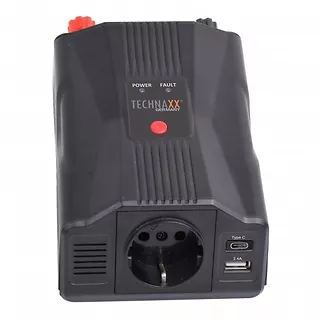 Technaxx Deutschland GmbH & Co. KG Falownik przetwornica 300W DC 12V/AC 230V TE24