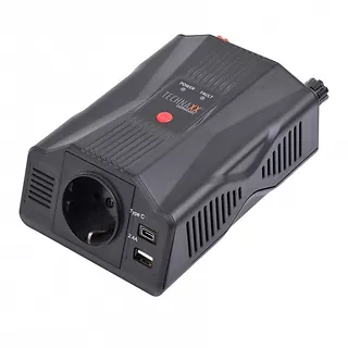 Technaxx Deutschland GmbH & Co. KG Falownik przetwornica 300W DC 12V/AC 230V TE24