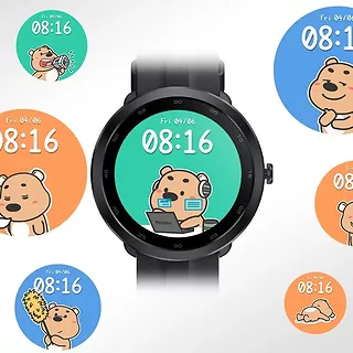 Smartwatch GPS Watch R WT2001 Android iOS Czarny