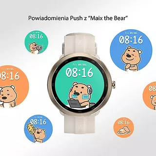 Smartwatch GPS Watch R WT2001 Android iOS Złoty