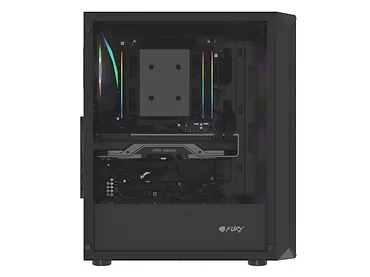 Natec Obudowa Fury Shobo SH4F RGB Midi Tower z oknem Czarna