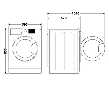 Whirlpool Pralko-suszarka FFWDB864349BVEE