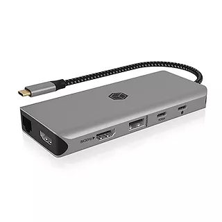 IcyBox Stacja dokująca IB-DK4061-CPD 12w1,2xHDMI, PD 100W