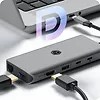 IcyBox Stacja dokująca IB-DK4061-CPD 12w1,2xHDMI, PD 100W