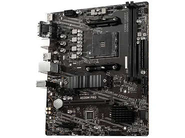 Płyta główna MSI A520M PRO AM4 2DDR4 DP/VGA/HDMI USB 3.2 mATX