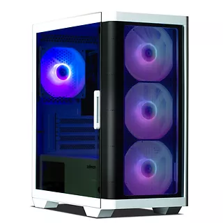 Zalman Obudowa M4 WHITE mATX Mini Tower 4 Fans ARGB