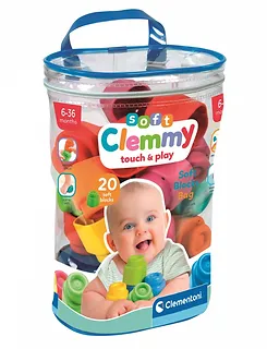 Clementoni Klocki Clemmy Woreczek z 20 klockami