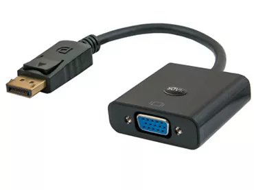 Adapter DisplayPort M - DSub (VGA) F, SAVIO CL-90  0,20m czarny