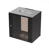 Extralink Szafa rack  PREMIUM 12U 600x450 czarna beznarzędziowy montaż, montowanie na ścianie