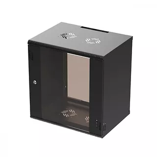 Extralink Szafa rack  PREMIUM 12U 600x450 czarna beznarzędziowy montaż, montowanie na ścianie