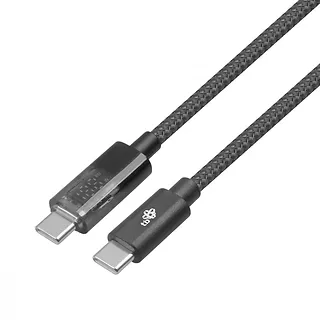 TB Kabel USB C - USB C 1m ze wskaźnikiem mocy ładowania (100 W)