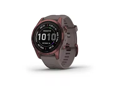 Smartwatch Garmin Fenix 7S Solar Edition Ciemnobrązowy Tytan