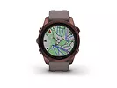 Smartwatch Garmin Fenix 7S Solar Edition Ciemnobrązowy Tytan