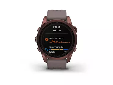 Smartwatch Garmin Fenix 7S Solar Edition Ciemnobrązowy Tytan