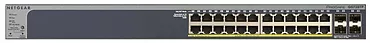 Netgear Switch GS728TP Smart 24xGE PoE 4xSFP