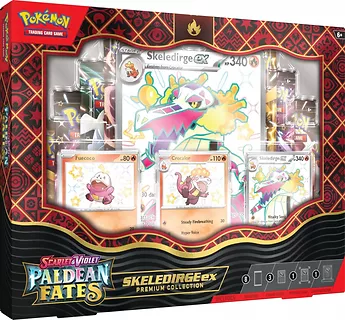 Pokemon TCG Karty Paldean Fates Premium Collection Skeledirge