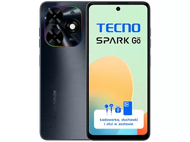Smartfon TECNO Spark Go 2024 4/128GB Czarny