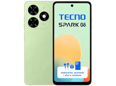 Smartfon TECNO Spark Go 2024 4/128GB Zielony