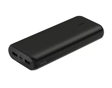 Belkin Powerbank BoostCharge 20k mAh 20w Compact 3 port czarny