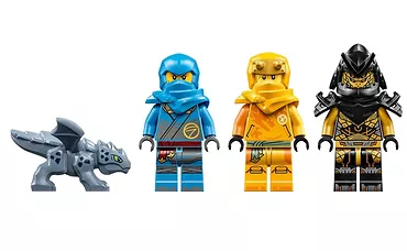 LEGO Klocki Ninjago 71798 Nya i Arin - bitwa na grzbiecie małego smoka