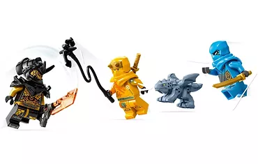 LEGO Klocki Ninjago 71798 Nya i Arin - bitwa na grzbiecie małego smoka