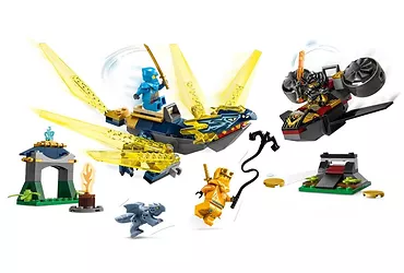 LEGO Klocki Ninjago 71798 Nya i Arin - bitwa na grzbiecie małego smoka