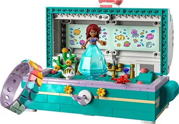 LEGO Klocki Disney Princess 43229 Skrzynia ze skarbami Arielki