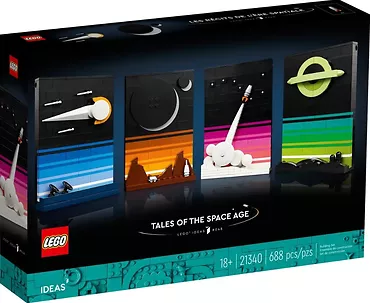 LEGO Klocki Ideas 21340 Opowieści z czasów wyścigu kosmicznego