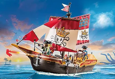 Playmobil Zestaw z figurkami Pirates 71418 Statek piracki