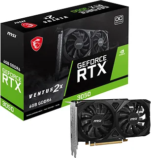 MSI Karta graficzna RTX 3050 VENTUS 2X OC 6GB GDDR6 96bit