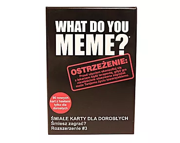 Epee Gra What Do You Meme? Extra paka No 3 śmiałe karty dla dorosłych