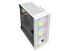 Obudowa komputerowa Midi Tower Atx SAVIO Raptor White X1 ARGB Glass Mesh