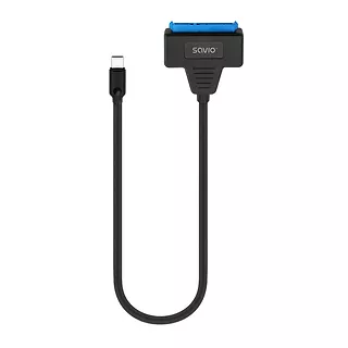 Savio Adapter USB-C 3.1 Gen 1 (M) - SATA (F) do dysków 2.5 cala, AK-69