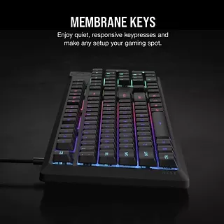 Corsair Klawiatura mechaniczna K55 Core RGB Black