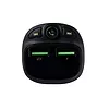 WEKOME Transmiter FM Bluetooth / MicroSD / 2x USB-A + Ładowarka samochodowa 17W Czarny