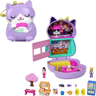 Mattel Zestaw kompaktowy Polly Pocket Kotek barek sushi